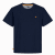 Motley Denim Stockholm T-shirt Navy - Kratke Majice - Moške kratke majice za močnejše postave