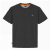 Motley Denim Stockholm T-shirt Charcoal - Kratke Majice - Moške kratke majice za močnejše postave