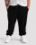 Motley Denim Berlin Sweatpants Black - Trenirke & kratke trenirke - Moške Trenirke za Močnejše Postave