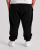 Motley Denim Berlin Sweatpants Black - Trenirke & kratke trenirke - Moške Trenirke za Močnejše Postave