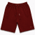 Motley Denim Paris Sweatshorts Red - Trenirke & kratke trenirke - Moške Trenirke za Močnejše Postave