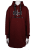 Nora Mikken KADRI WHITE Long Hoodie Burgundy - Puloverji & jopice - 