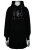 Nora Mikken KADRI WHITE Long Hoodie Black - Puloverji & jopice - 