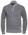 D555 Zane Sweater Grey - Puloverji & jopice - Moški Puloverji & Jopice za Močnejše Postave