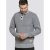 D555 Zane Sweater Grey - Puloverji & jopice - Moški Puloverji & Jopice za Močnejše Postave