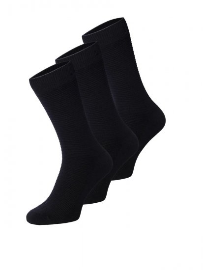 Jack & Jones Fipo Nogavice Črna 3-pack - Spodnje perilo & kopalne hlače - Moško Spodnje Perilo za močnejše postave