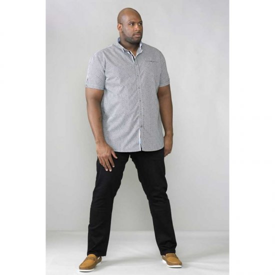 D555 Claude Stretch Jeans Black TALL SIZES - MOŠKA OBLAČILA MT-6XLT - DALJŠI kroji
