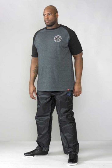 D555 Elba "Packaway" Rain Pants Black - Športna & zunanja oblačila - Moška Športna Oblačila za Močnejše postave
