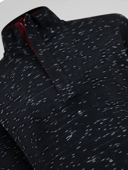 D555 Chandler Reno 1/4 Zip Neck Sweatshirt With Bear Logo Črna - Puloverji & jopice - Moški Puloverji & Jopice za Močnejše Postave