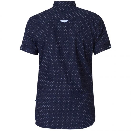 D555 Kurt Printed Short Sleeve Shirt - Srajce - Moške srajce za Močnejše Postave