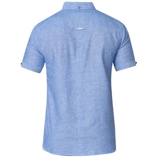 D555 Eric Linen Short Sleeve Shirt - Srajce - Moške srajce za Močnejše Postave