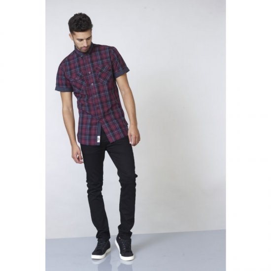 D555 Herbie Short Sleeve Shirt - Srajce - Moške srajce za Močnejše Postave