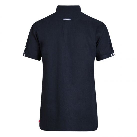 D555 Brixton Shirt Navy - Srajce - Moške srajce za Močnejše Postave