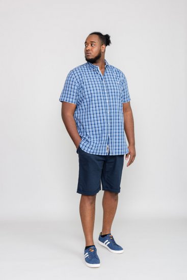 D555 CANFORD Shirt With Pocket - Srajce - Moške srajce za Močnejše Postave