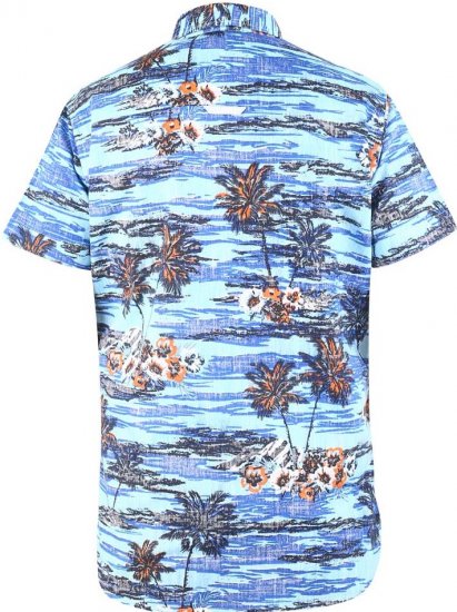 D555 CHARFORD Hawaiian Reverse Printed Shirt - Srajce - Moške srajce za Močnejše Postave