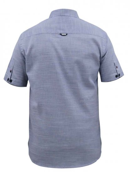 D555 Hadley S/S Micro Dog Tooth Check Shirt - Srajce - Moške srajce za Močnejše Postave