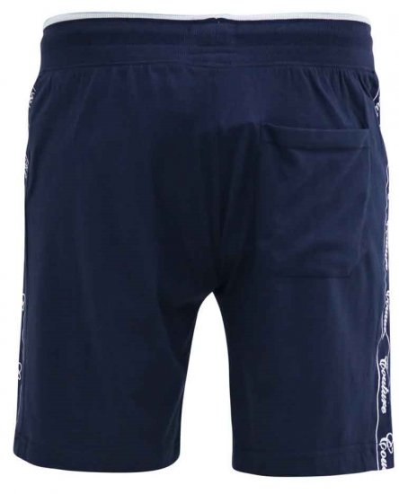D555 Brantham Couture Elasticated Waistband Shorts Navy - Trenirke & kratke trenirke - Moške Trenirke za Močnejše Postave