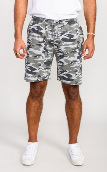 D555 Carlton Elasticated Waist Jersey Camo Shorts - Trenirke & kratke trenirke - Moške Trenirke za Močnejše Postave