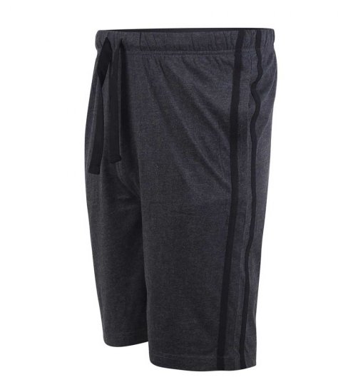 D555 Ryan Jersey Shorts 2-pack Black/Charcoal - Trenirke & kratke trenirke - Moške Trenirke za Močnejše Postave