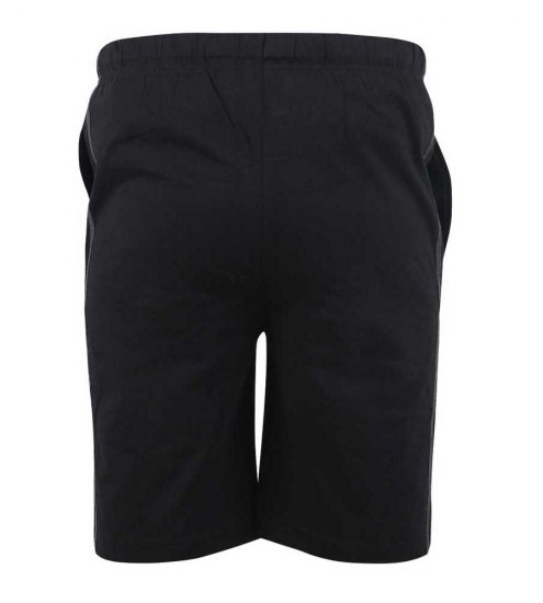 D555 Ryan Jersey Shorts 2-pack Black/Charcoal - Trenirke & kratke trenirke - Moške Trenirke za Močnejše Postave