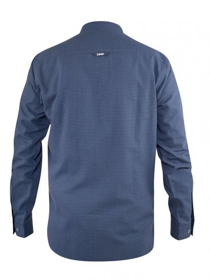 D555 Melbourne Gingham Check Long Sleeve Button Down Shirt - Srajce - Moške srajce za Močnejše Postave