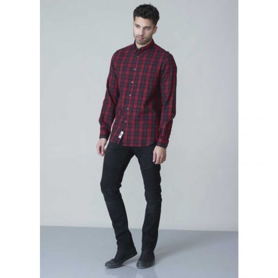 D555 Theo Long Sleeve Check Shirt - Srajce - Moške srajce za Močnejše Postave