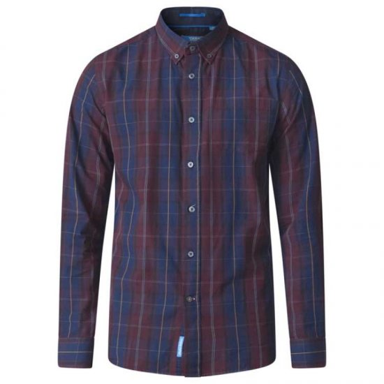 D555 Grady Long Sleeve Check Shirt - Srajce - Moške srajce za Močnejše Postave