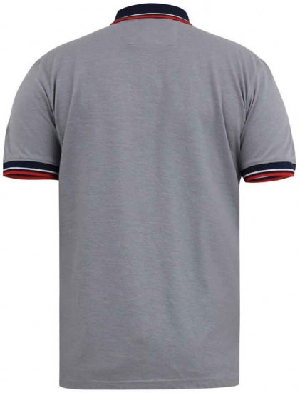 D555 Mersea Polo Shirt With Chest Embroidery - Polo majice - Moške Polo Majice za Močnejše Postave