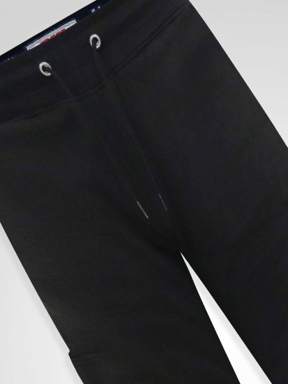 D555 Dexter 1 Cargo Jogger With Bear Embroidery TALL Črna - TALL trenirke - TALL trenirke za visoke moške
