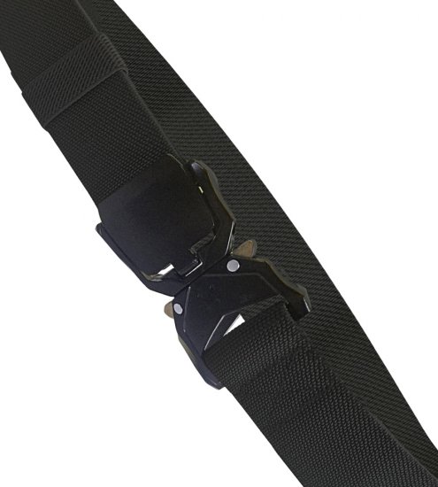 D555 Dale Tactical Stretch Webbing Belt with Heavy Duty Quick Release Buckle Black - Pasovi - Moški Pasovi Večje Velikosti