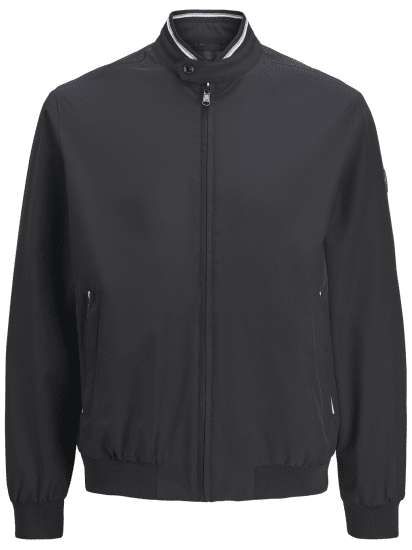Jack & Jones Brook Bomber Black - Jakne - Moške bunde za Močnejše Postave