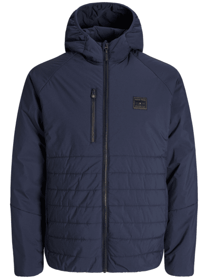 Jack & Jones Finn Hybrid Jacket Sky Captain - Jakne - Moške bunde za Močnejše Postave
