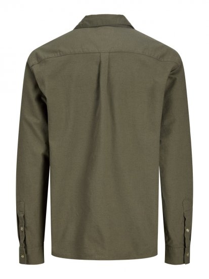 Jack & Jones Tristan Overshirt kaki - Srajce - Moške srajce za Močnejše Postave