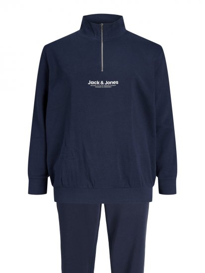 Jack & Jones Vesterbro trenirka mornarska - Puloverji & jopice - Moški Puloverji & Jopice za Močnejše Postave