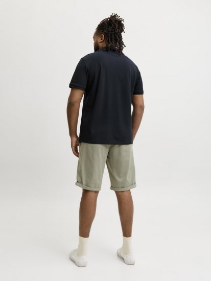 Jack & Jones Weston polo majica temno modra - Polo majice - Moške Polo Majice za Močnejše Postave