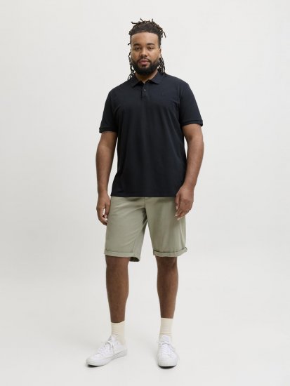 Jack & Jones Weston polo majica temno modra - Polo majice - Moške Polo Majice za Močnejše Postave