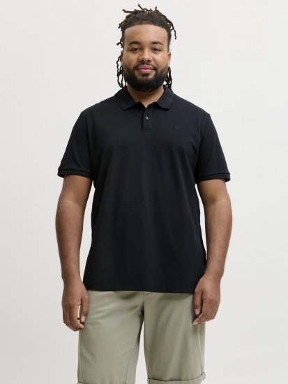 Jack & Jones Weston polo majica temno modra - Polo majice - Moške Polo Majice za Močnejše Postave
