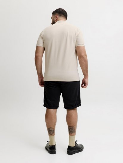 Jack & Jones Weston polo majica svetlo bež - Polo majice - Moške Polo Majice za Močnejše Postave