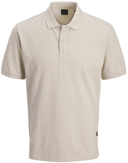 Jack & Jones Weston polo majica svetlo bež - Polo majice - Moške Polo Majice za Močnejše Postave