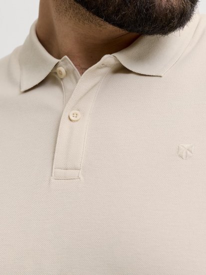 Jack & Jones Weston polo majica svetlo bež - Polo majice - Moške Polo Majice za Močnejše Postave