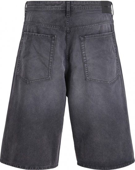 Jack & Jones Stowen Bronx Long Shorts Black - Kratke hlače - Moške Kratke Hlače za Močnejše Postave