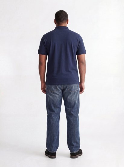 Jack & Jones Rush polo majica 2 kos črna/mornarska - Polo majice - Moške Polo Majice za Močnejše Postave
