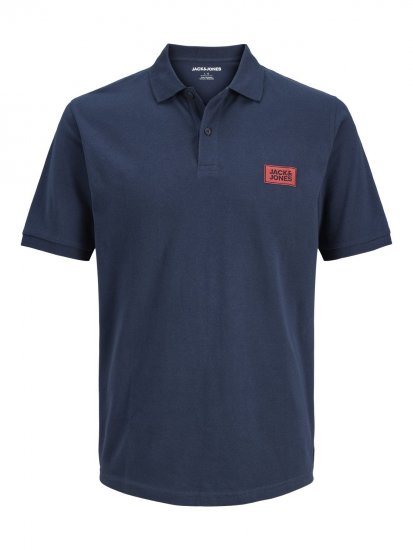 Jack & Jones Rush polo majica 2 kos črna/mornarska - Polo majice - Moške Polo Majice za Močnejše Postave