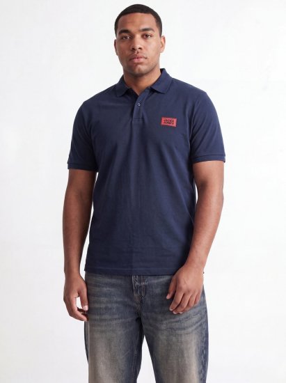 Jack & Jones Rush polo majica 2 kos črna/mornarska - Polo majice - Moške Polo Majice za Močnejše Postave