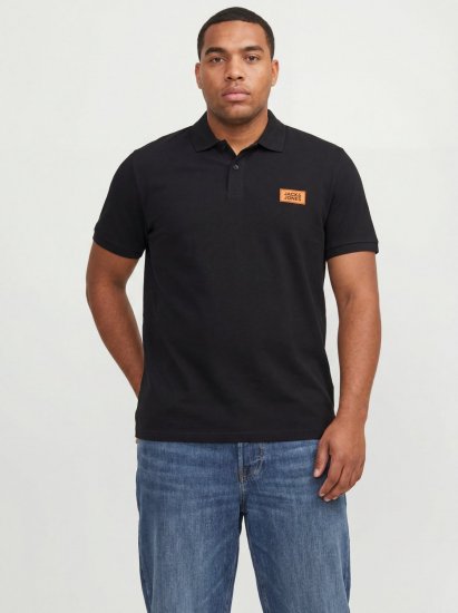 Jack & Jones Rush polo majica 2 kos črna/mornarska - Polo majice - Moške Polo Majice za Močnejše Postave