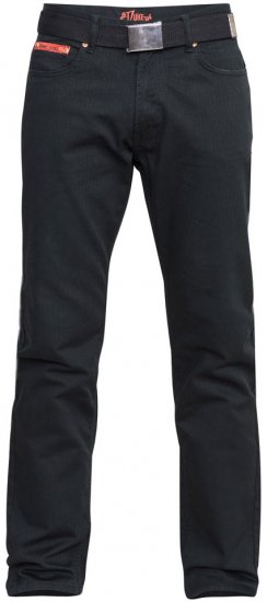 Duke Mario Bedford cord-pants Black TALL SIZES - MOŠKA OBLAČILA MT-6XLT - DALJŠI kroji