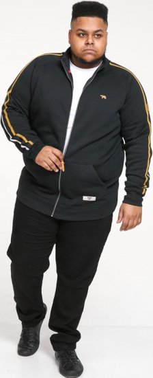 D555 MARSTON Zip Through Sweatshirt - Puloverji & jopice - Moški Puloverji & Jopice za Močnejše Postave