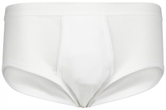 Adamo Royal Fine Ribbed Briefs White - Spodnje perilo & kopalne hlače - Moško Spodnje Perilo za močnejše postave