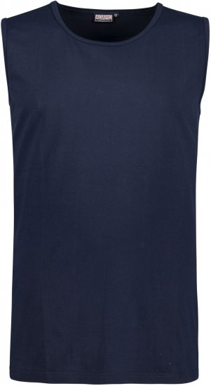 Adamo Rod Comfort Fit Tank Top Navy - Kratke Majice - Moške kratke majice za močnejše postave