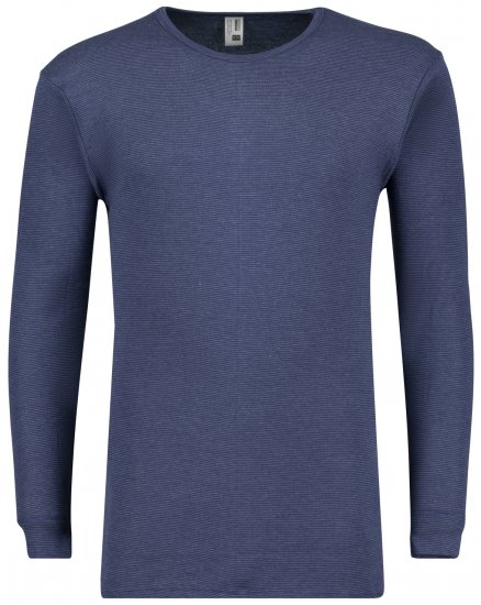 Adamo Jeans Long sleeve Under-T-shirt Navy - Spodnje perilo & kopalne hlače - Moško Spodnje Perilo za močnejše postave